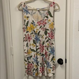 Floral Maternity Tank Top